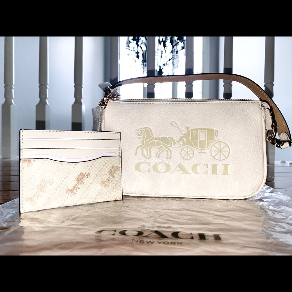 Coach Nolita 19 With Horse and Carriage & Slim ID Card Case